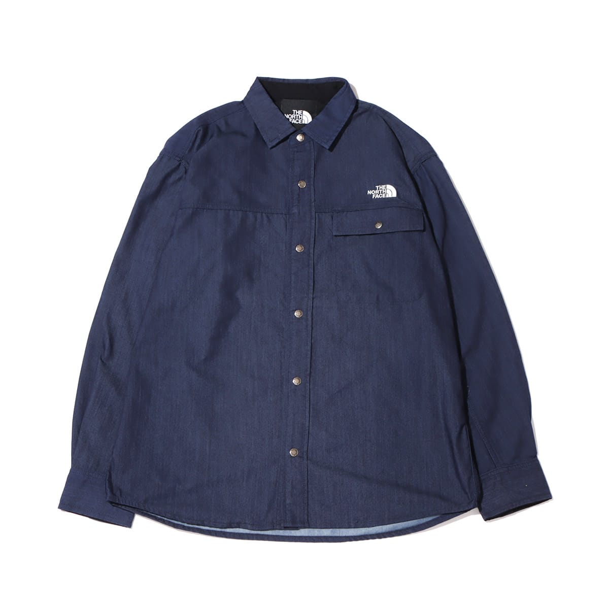 THE NORTH FACE L/S NYLON DENIM NUPTSE SHIRT インディゴデニム 21FW-I