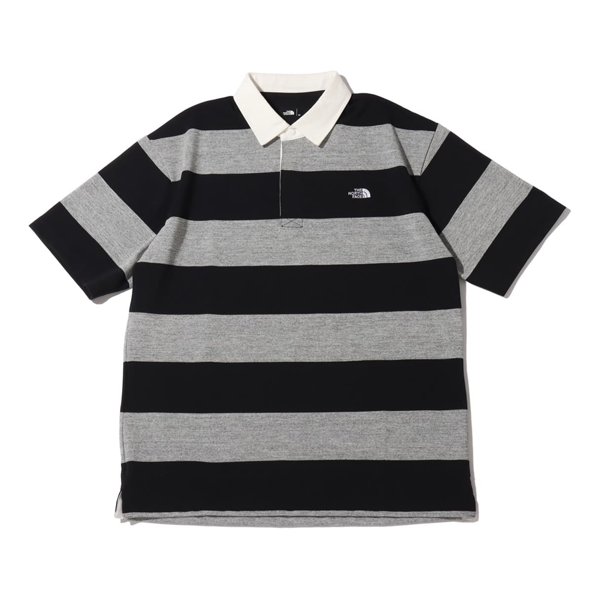 THE NORTH FACE S/S RUGBY POLO BLACK/MIX GRAY 21SS-I_photo_large