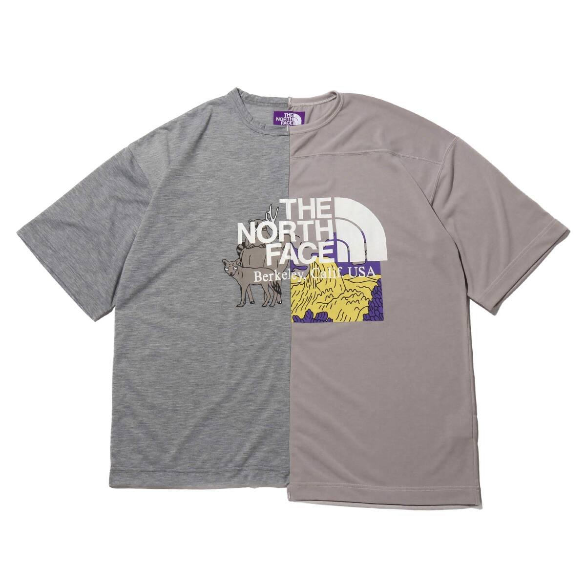 north face logo tee