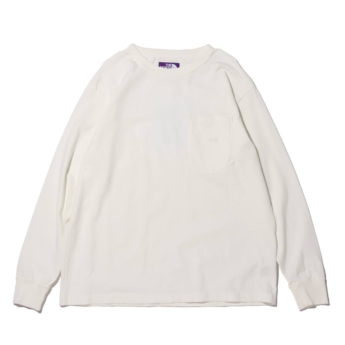 THE NORTH FACE PURPLE LABEL 7oz L/S Pocket Tee Off White 21SS-I