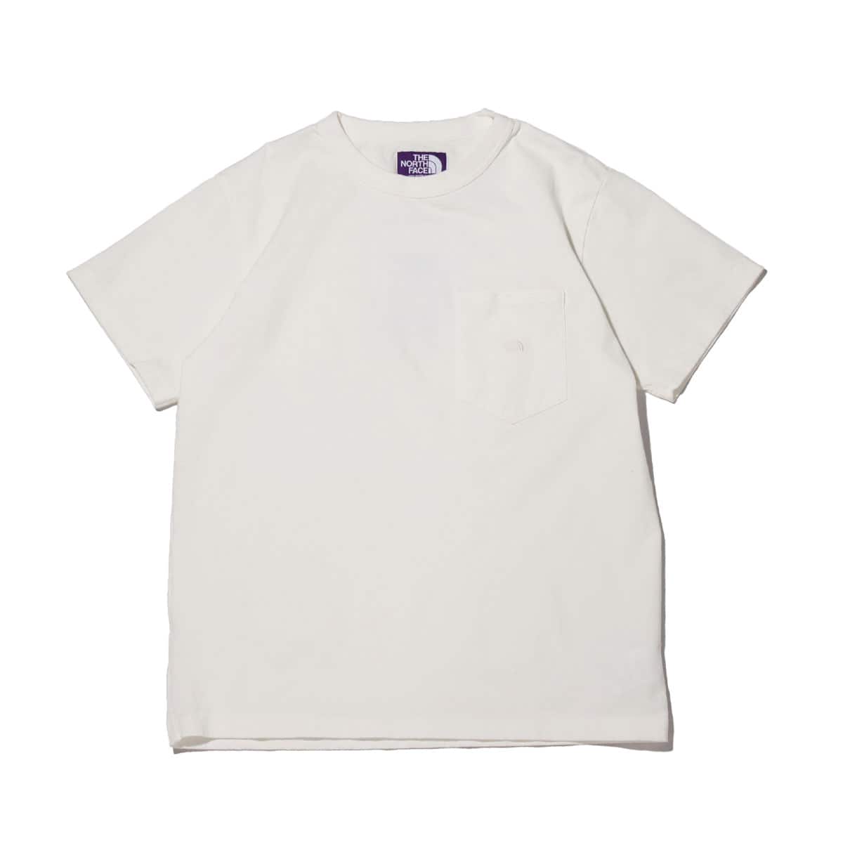 THE NORTH FACE PURPLE LABEL 7oz H/S Pocket Tee Off White 21SS-I