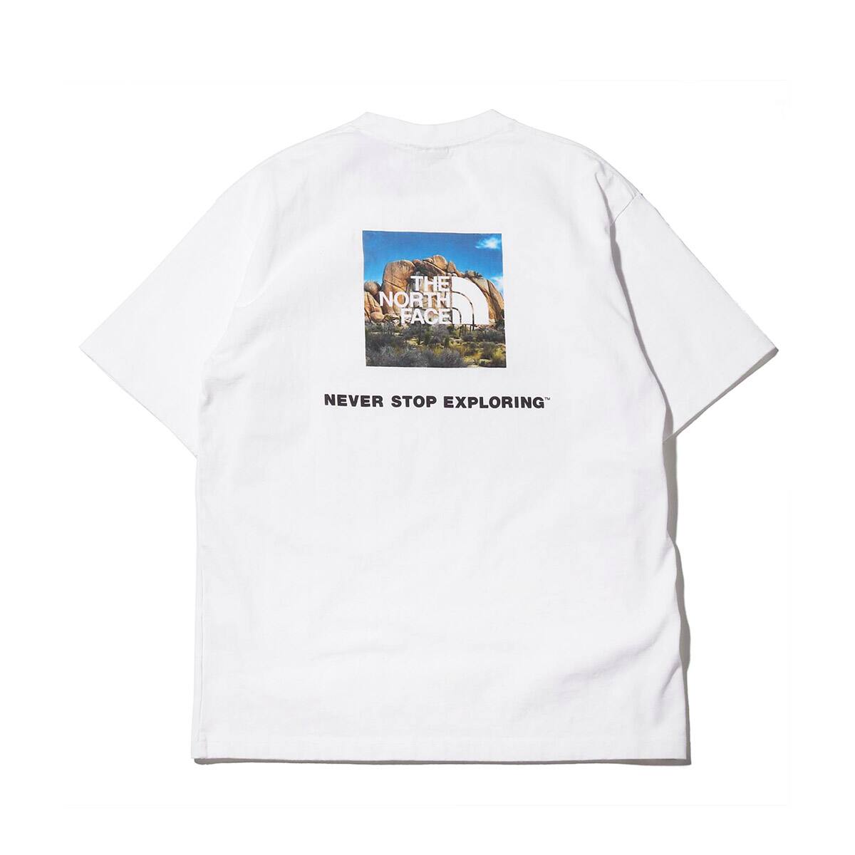 THE NORTH FACE S/S SQUARE LOGO JOSHUA TREE TEE ホワイト 19SS-I_photo_large