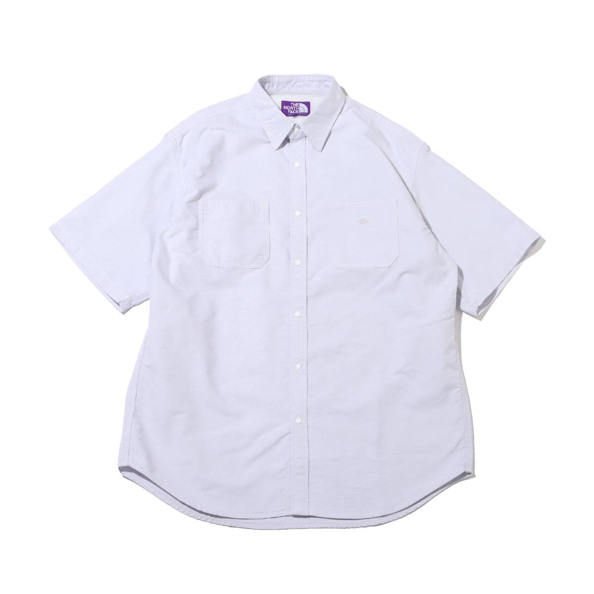 THE NORTH FACE PURPLE LABEL Cotton Polyester OX H/S Shirt Asphalt Gray 22SS-Iのメイン画像