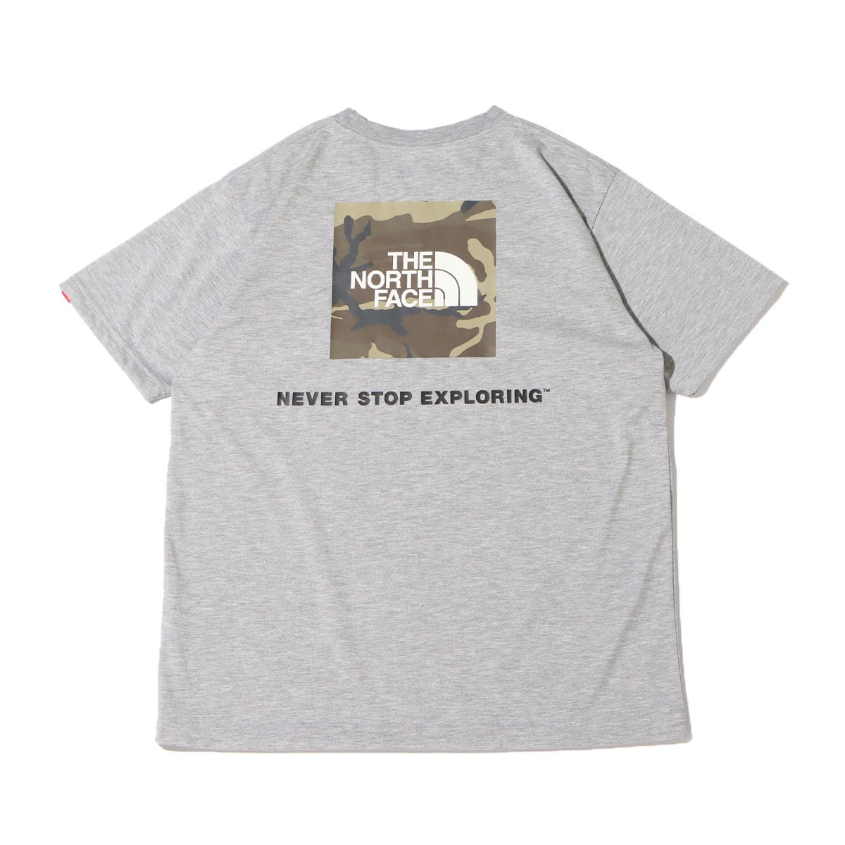 THE NORTH FACE S/S SQUARE CAMOUFLAGE TEE MIXGRAY 22SS-Iのメイン画像