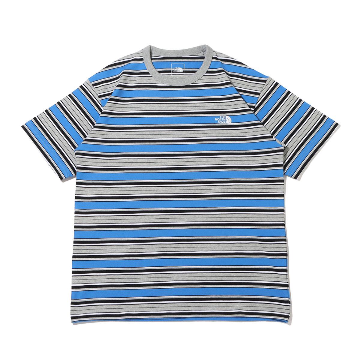 THE NORTH FACE S/S MULTI BORDER TEE スーパーソニックブルー 23SS-Iのメイン画像