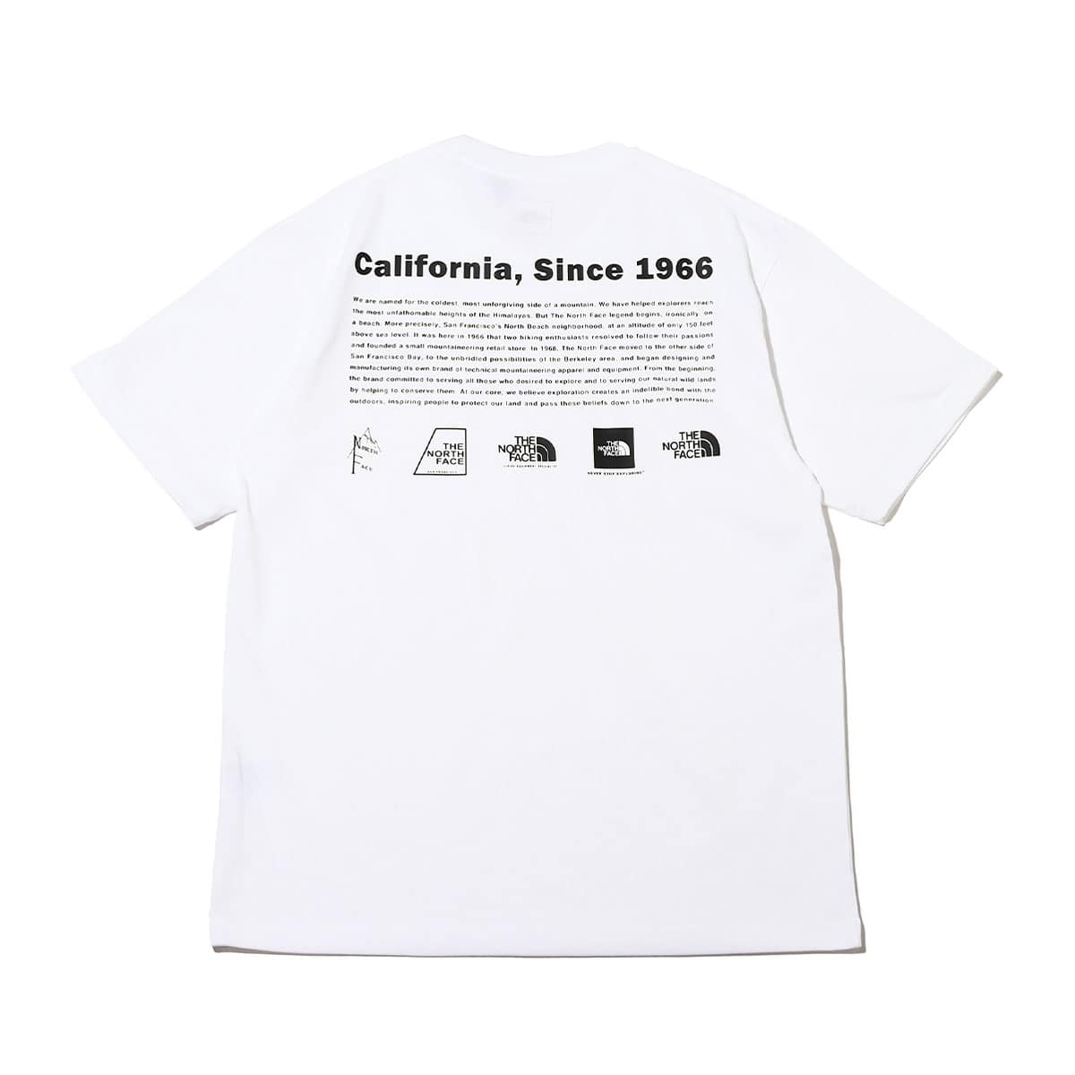 THE NORTH FACE S/S HISTORICAL LOGO TEE ホワイト 23SS-I_photo_large
