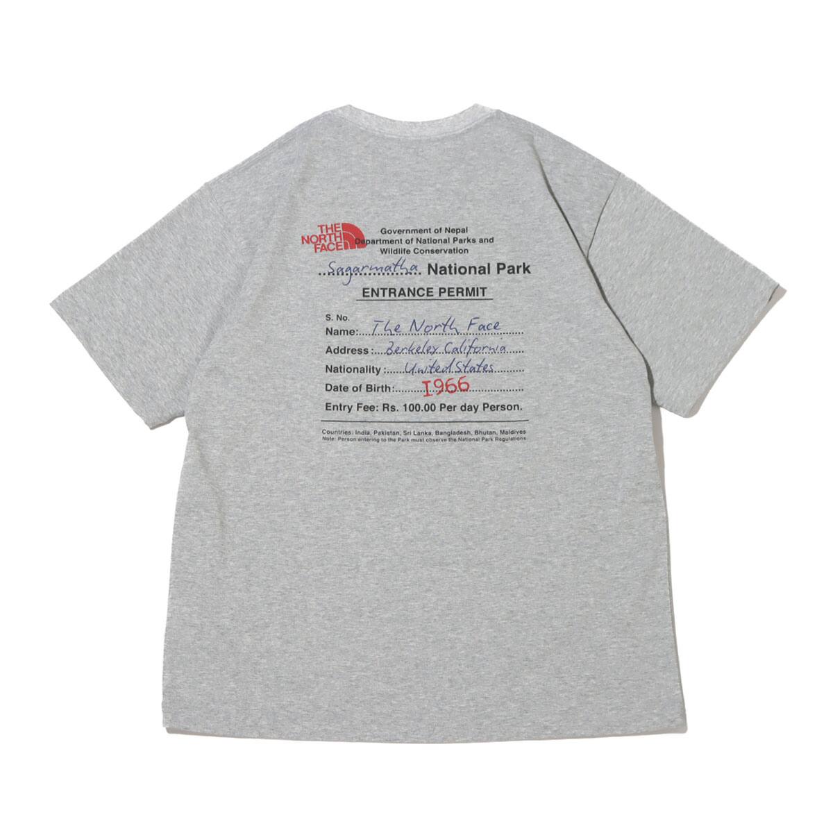 THE NORTH FACE S/S ENTRANCE PERMISSION TEE ミックスグレー 23SS-I_photo_large