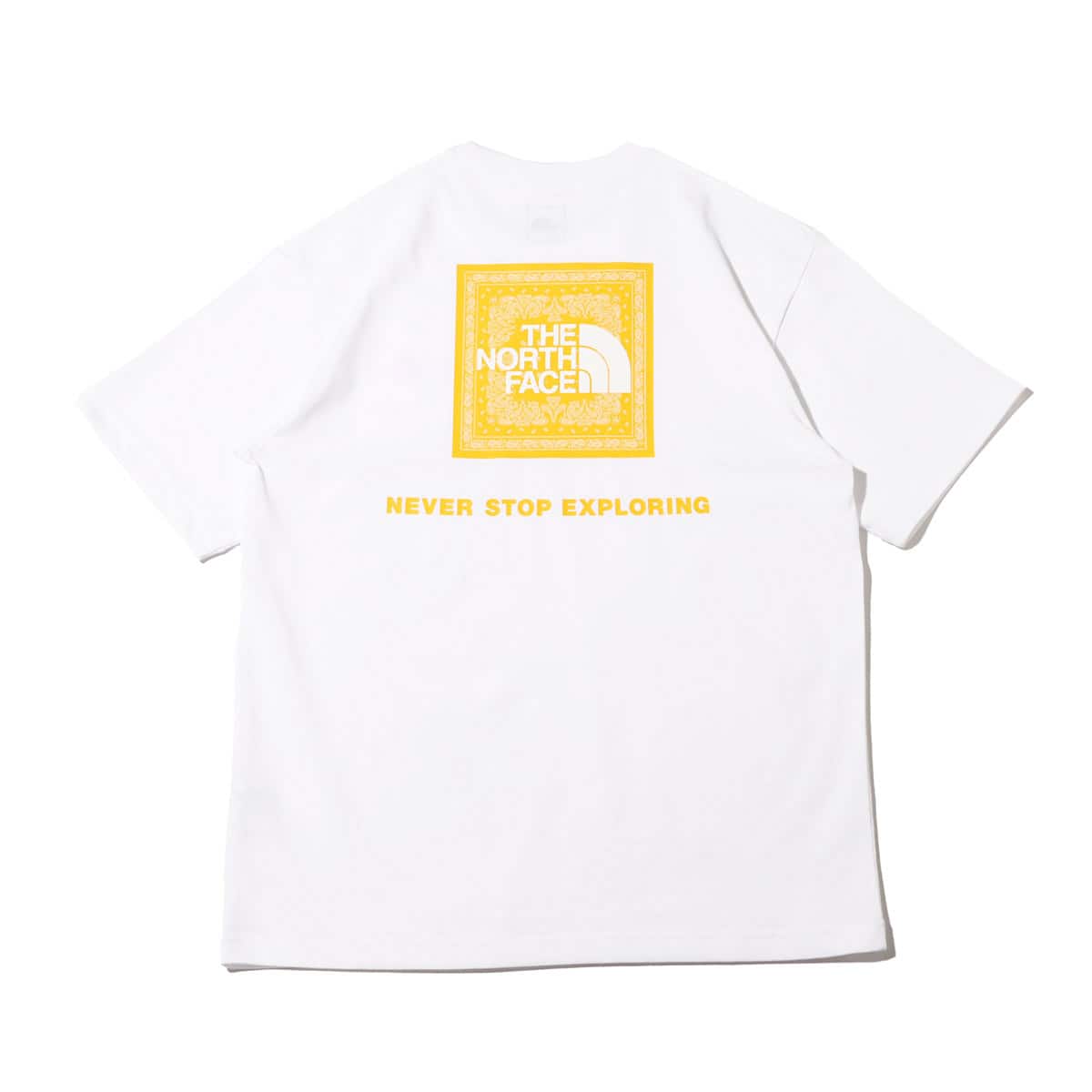 THE NORTH FACE S/S BANDANA SQUARE LOGO TEE ホワイト 23SS-I_photo_large