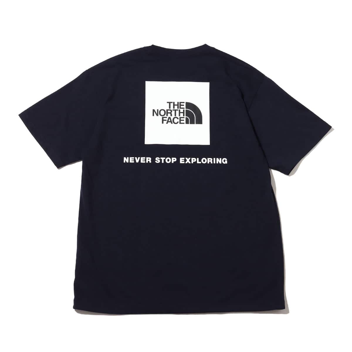 THE NORTH FACE S/S BACK SQUARE LOGO TEE アビエイター ネイビー 23SS-Iのメイン画像