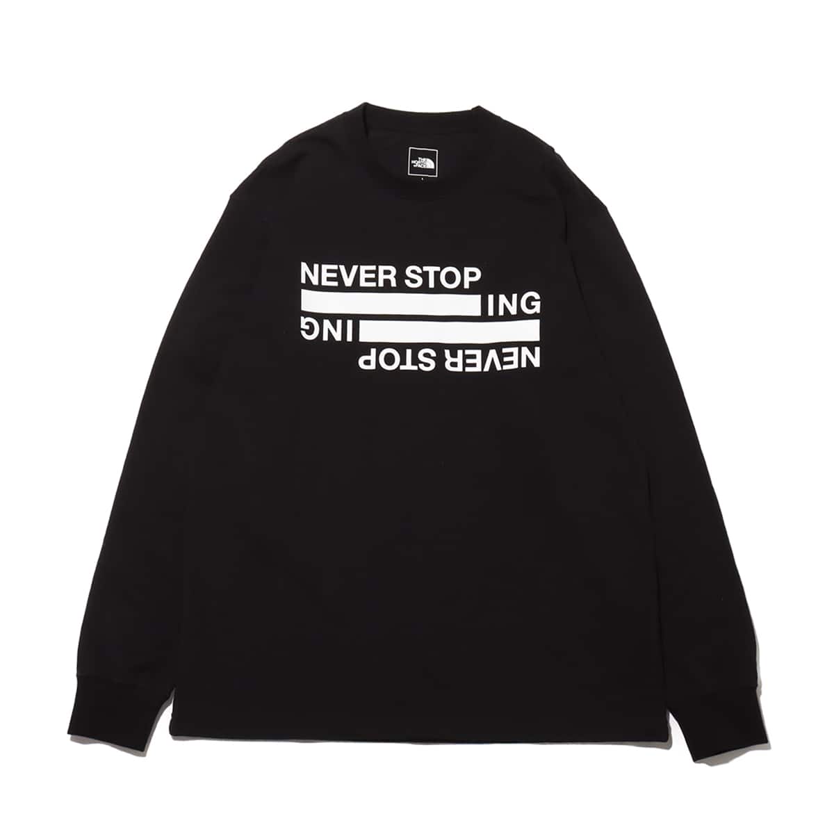 THE NORTH FACE L/S NEVER STOP ING Tee ブラック 24SS-I
