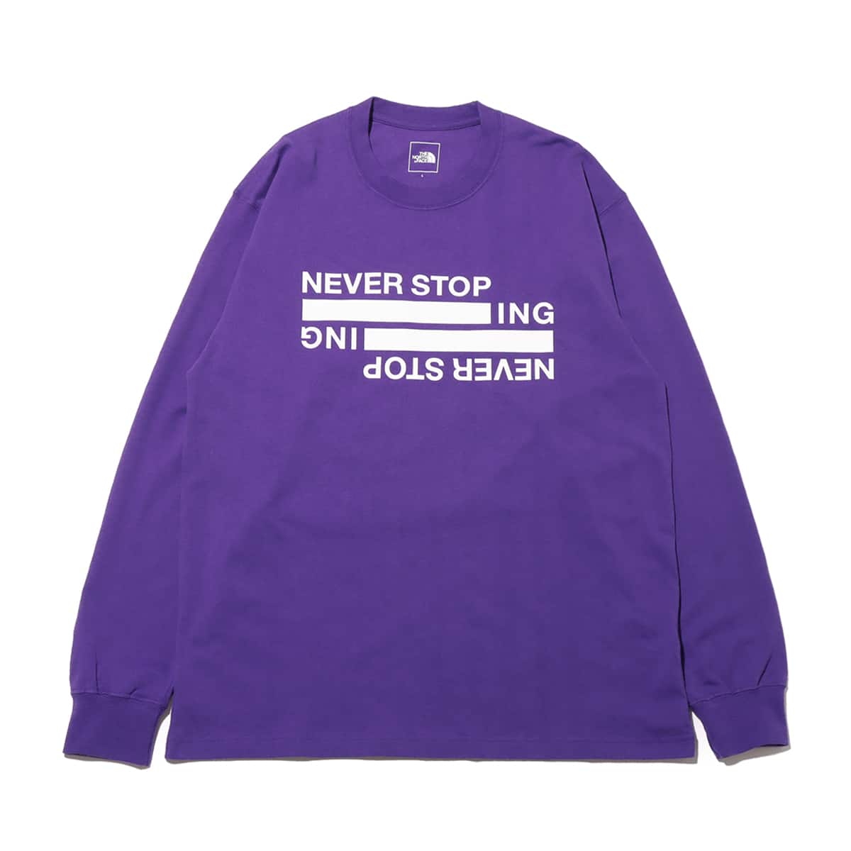THE NORTH FACE L/S NEVER STOP ING Tee TNFパープル 24SS-I（ザ