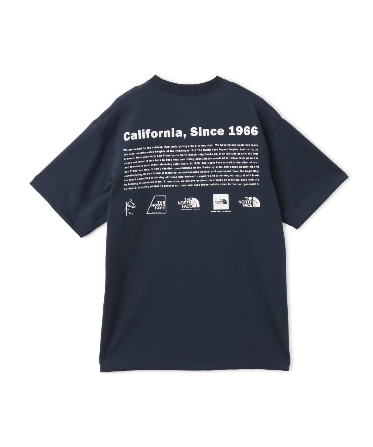 THE NORTH FACE S/S Historical Logo Tee アーバンネイビーのメイン画像