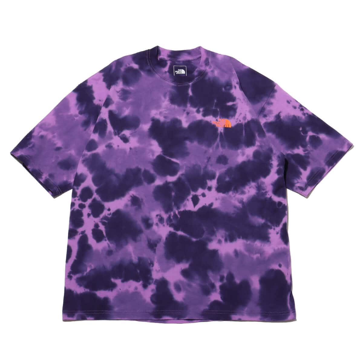 THE NORTH FACE S/S Tie Dye Handwriting Tee TNFパープル