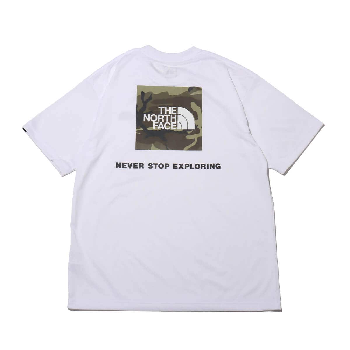THE NORTH FACE S/S Square Camouflage Tee ホワイト