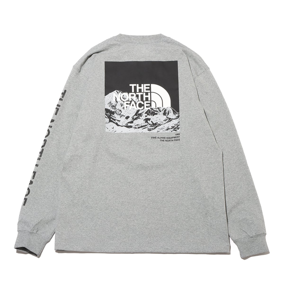 THE NORTH FACE L/S Sleeve Graphic Tee ミックスグレー 24SS-I