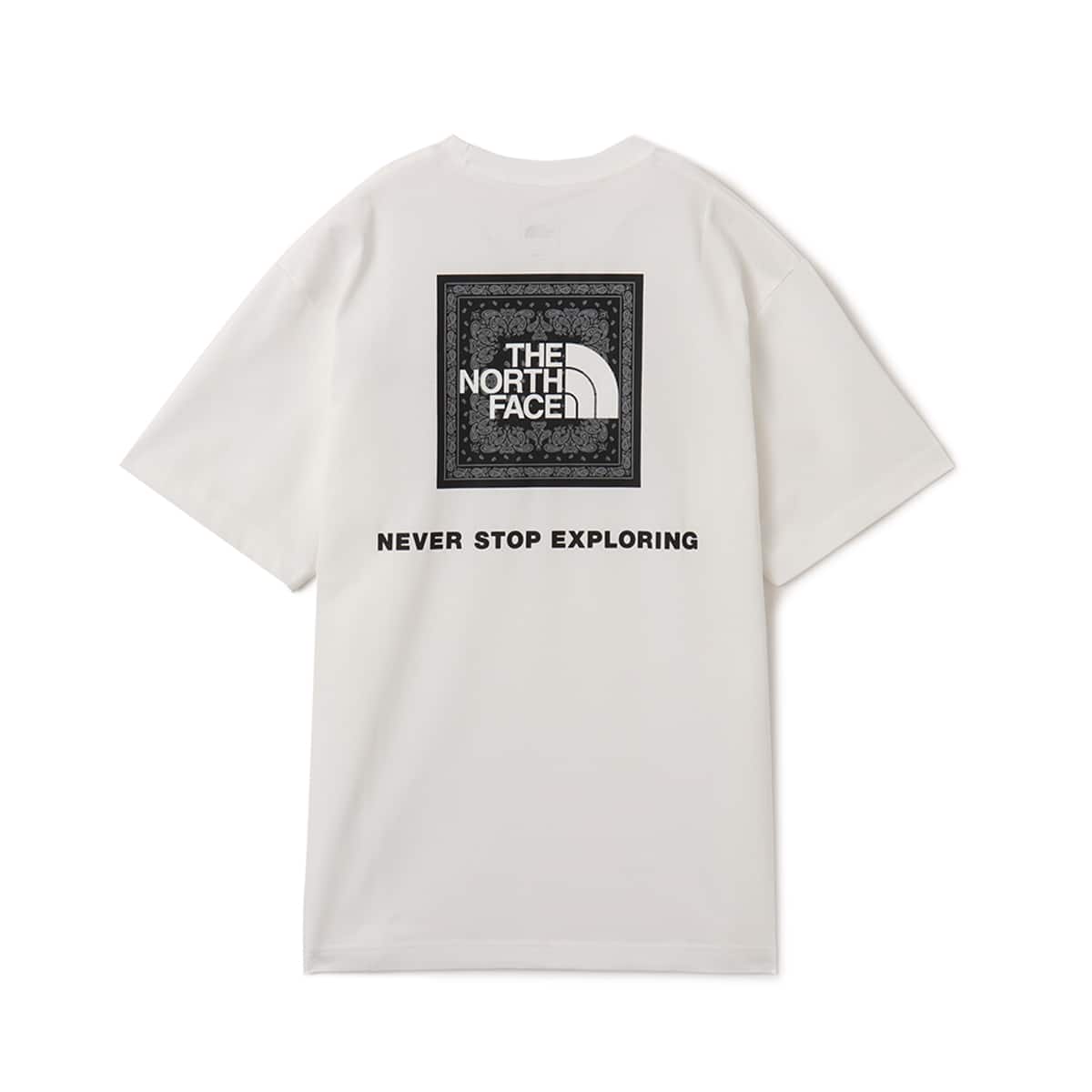THE NORTH FACE S/S BANDANA SQUARE LOGO TEE ホワイト2（ザ