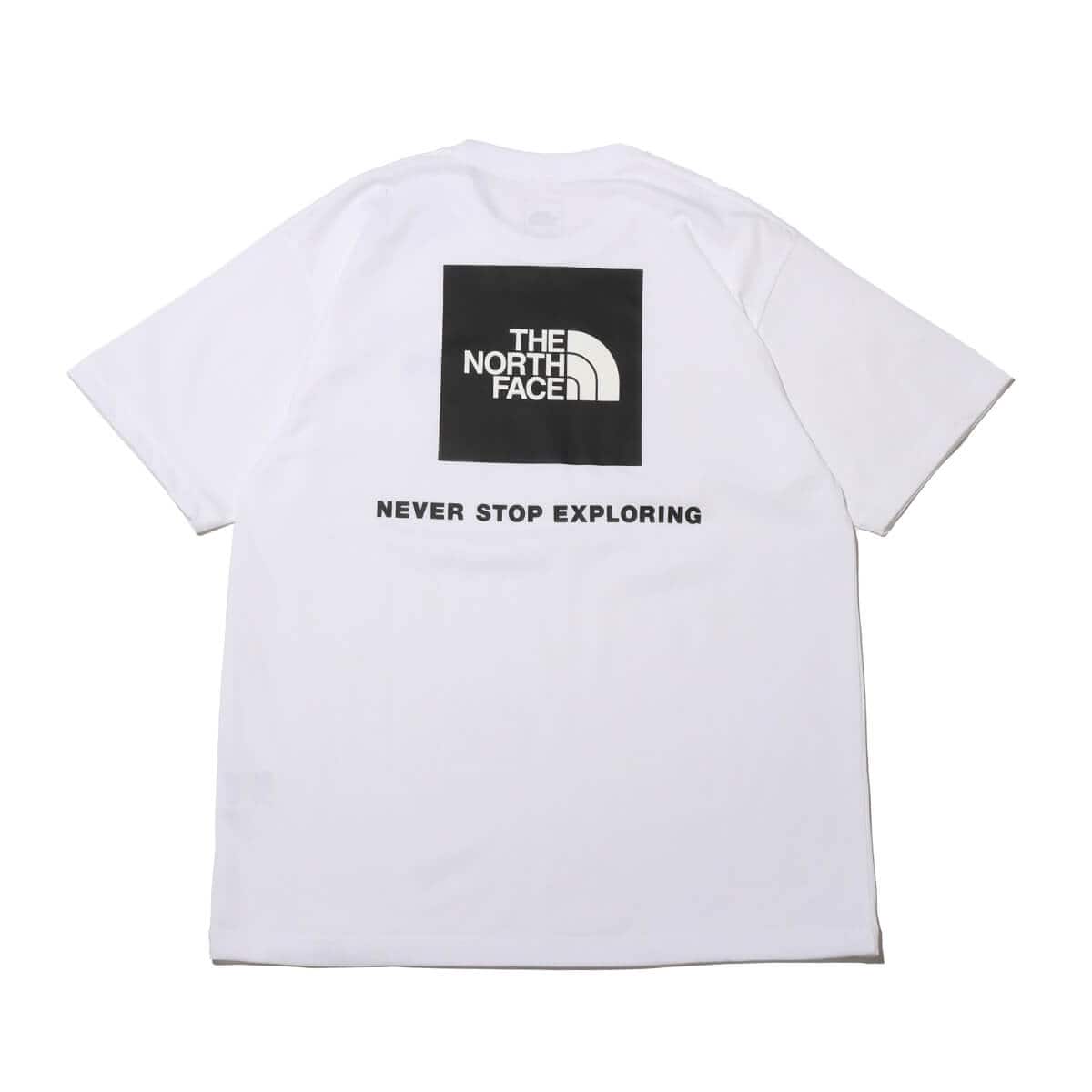THE NORTH FACE S/S Back Square Logo Tee ホワイトのメイン画像