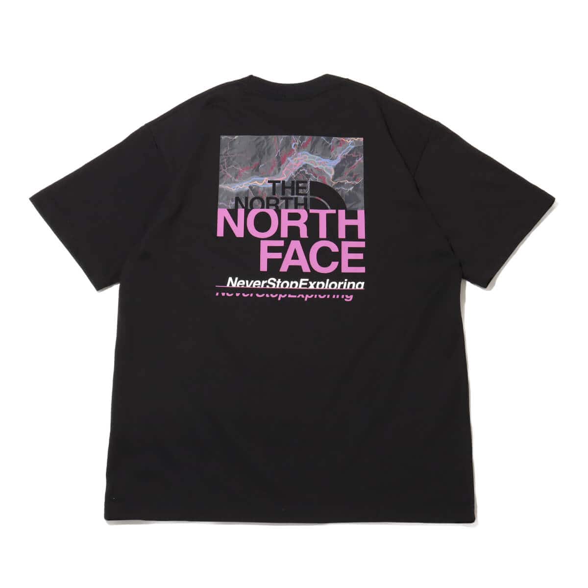 THE NORTH FACE S/S Half Switching Logo Tee ブラック