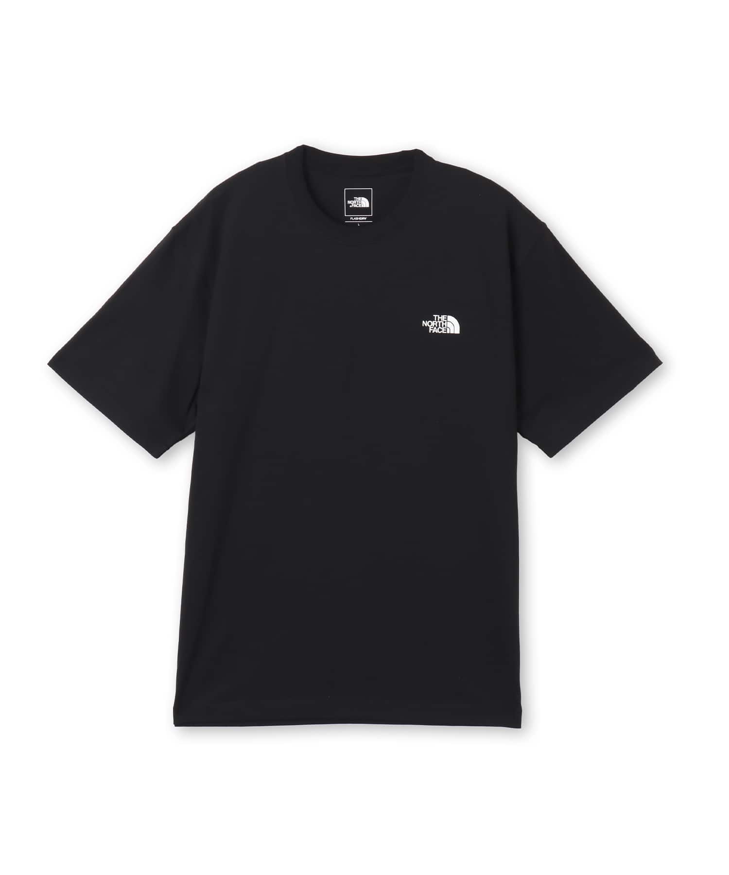 THE NORTH FACE S/S Half Dome Digital Square Logo Tee ブラックのメイン画像