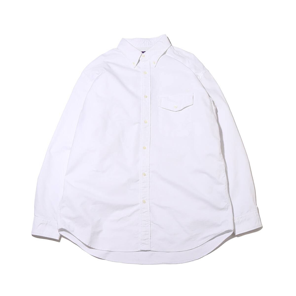 THE NORTH FACE PURPLE LABEL Cotton Polyester OX B.D. Shirt White 