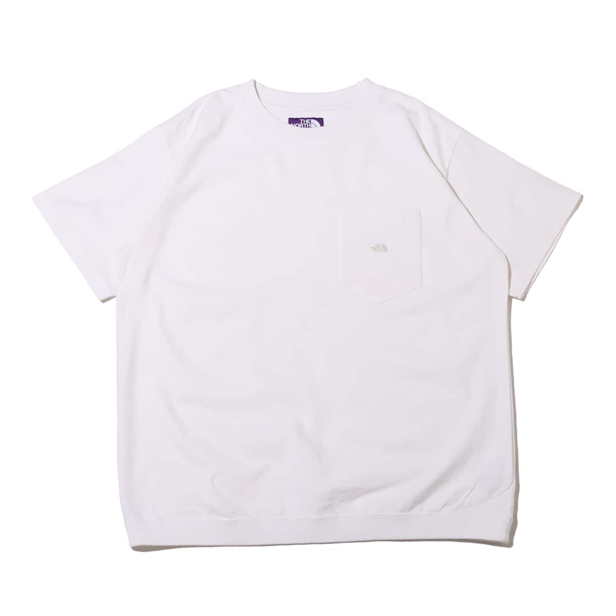 THE NORTH FACE PURPLE LABEL High Bulky H/S Pocket Tee Off White 23SS-I