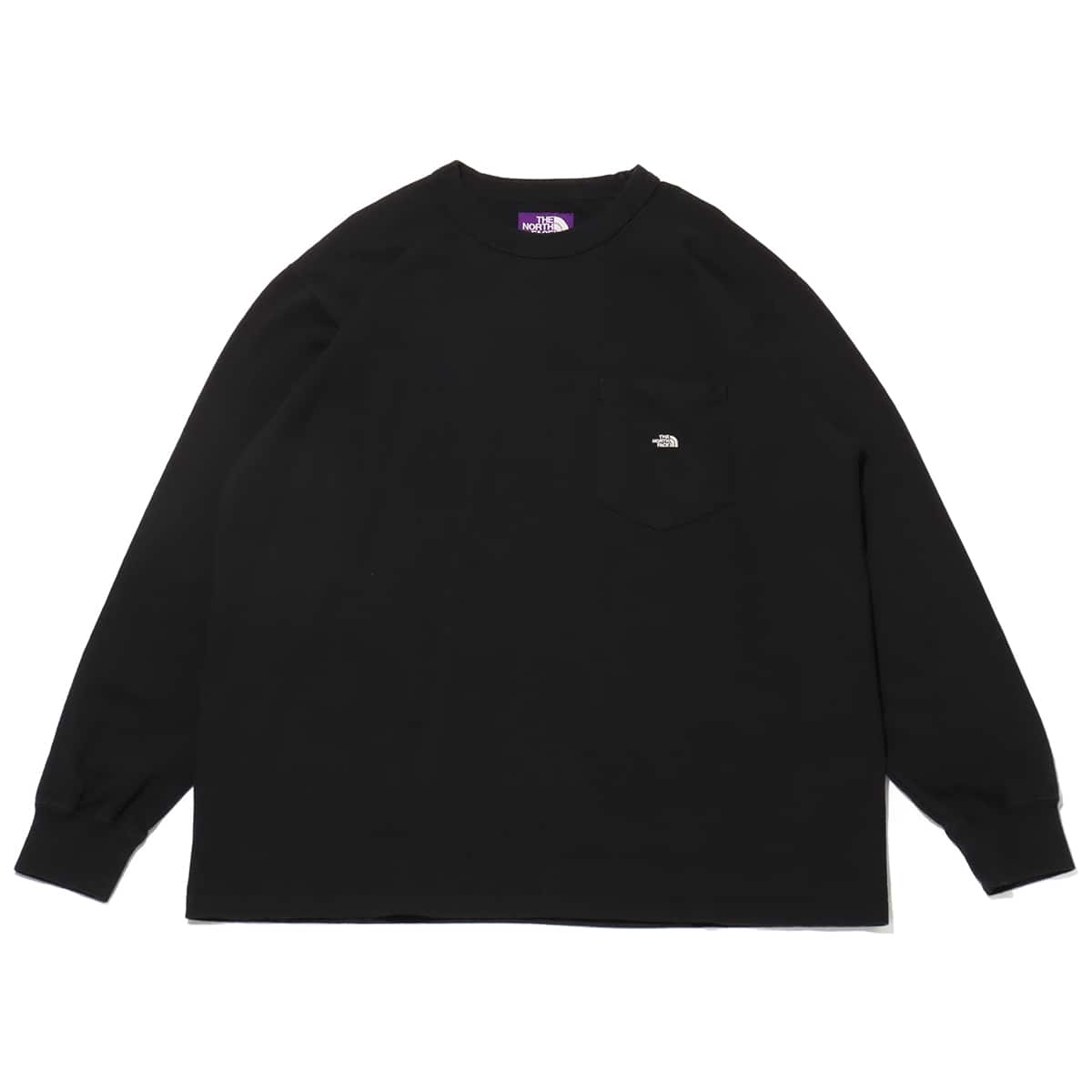 THE NORTH FACE PURPLE LABEL 7oz Long Sleeve Pocket Tee Black X Off 
