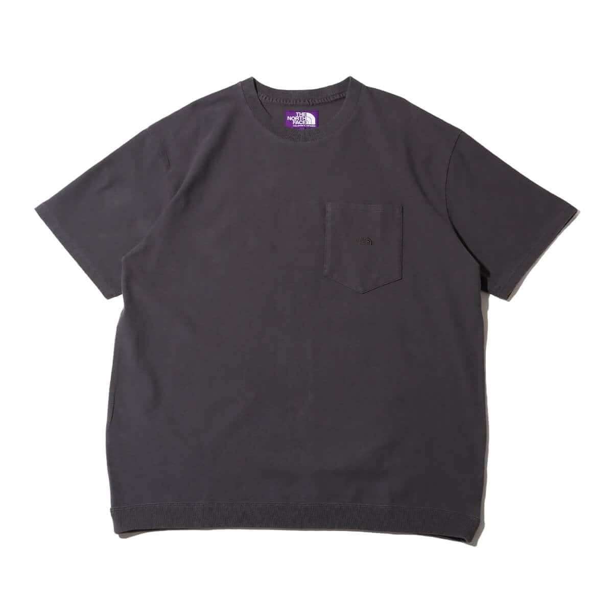 THE NORTH FACE PURPLE LABEL High Bulky Pocket Tee Asphalt Gray ザ・ノース・フェイス  パープル レーベル ハイ バルキー ポケット ティー