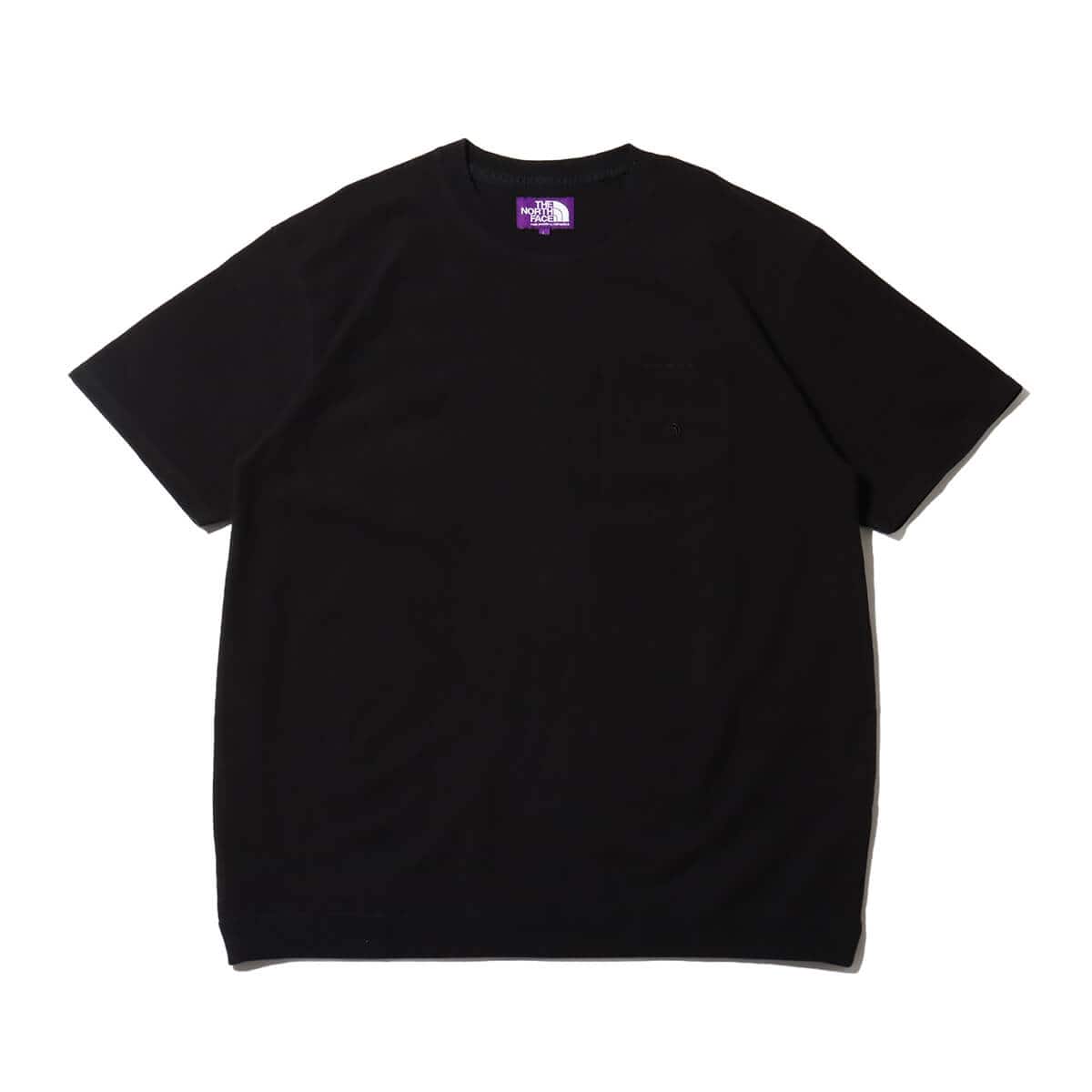 THE NORTH FACE PURPLE LABEL High Bulky Pocket Tee Black