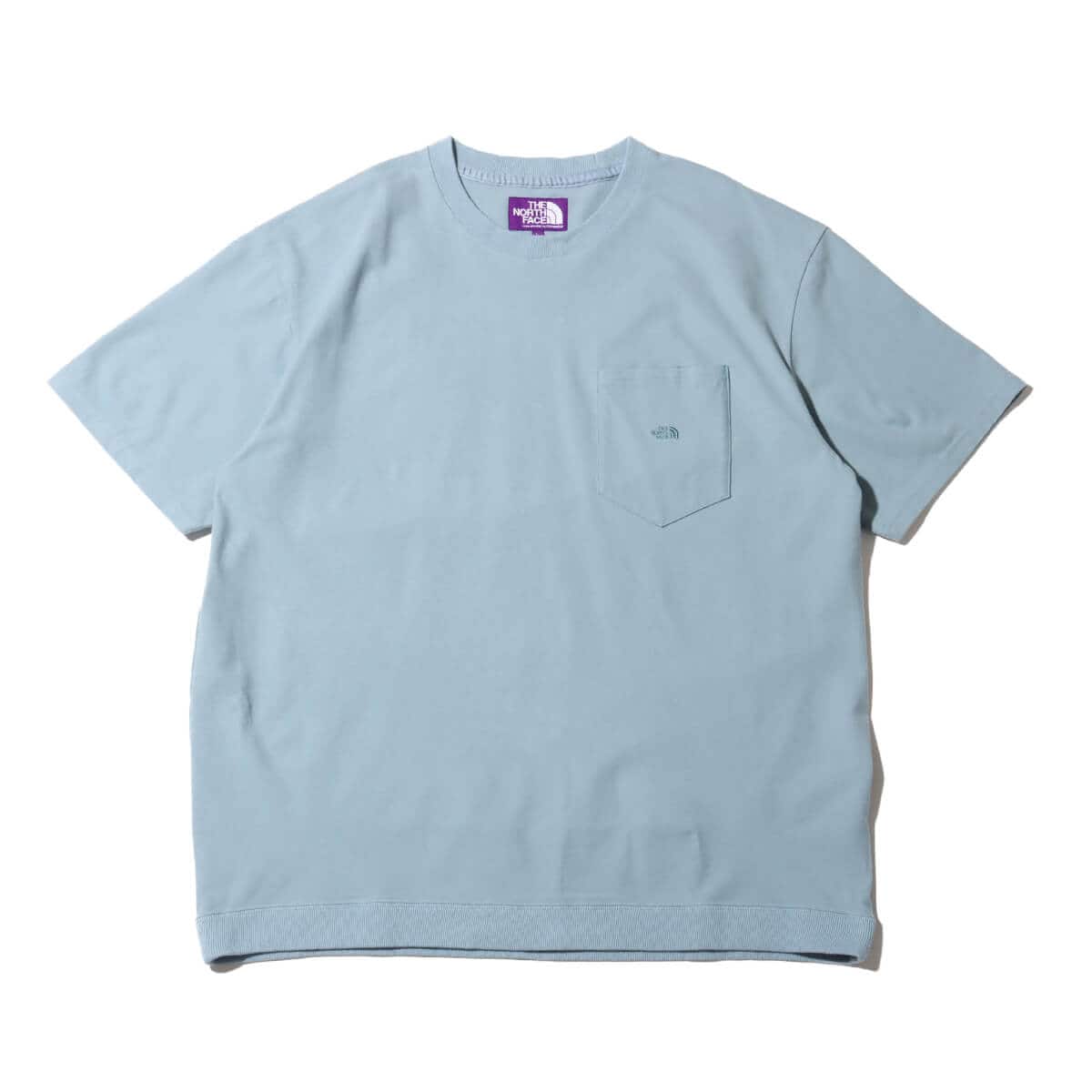 THE NORTH FACE PURPLE LABEL High Bulky Pocket Tee Sax