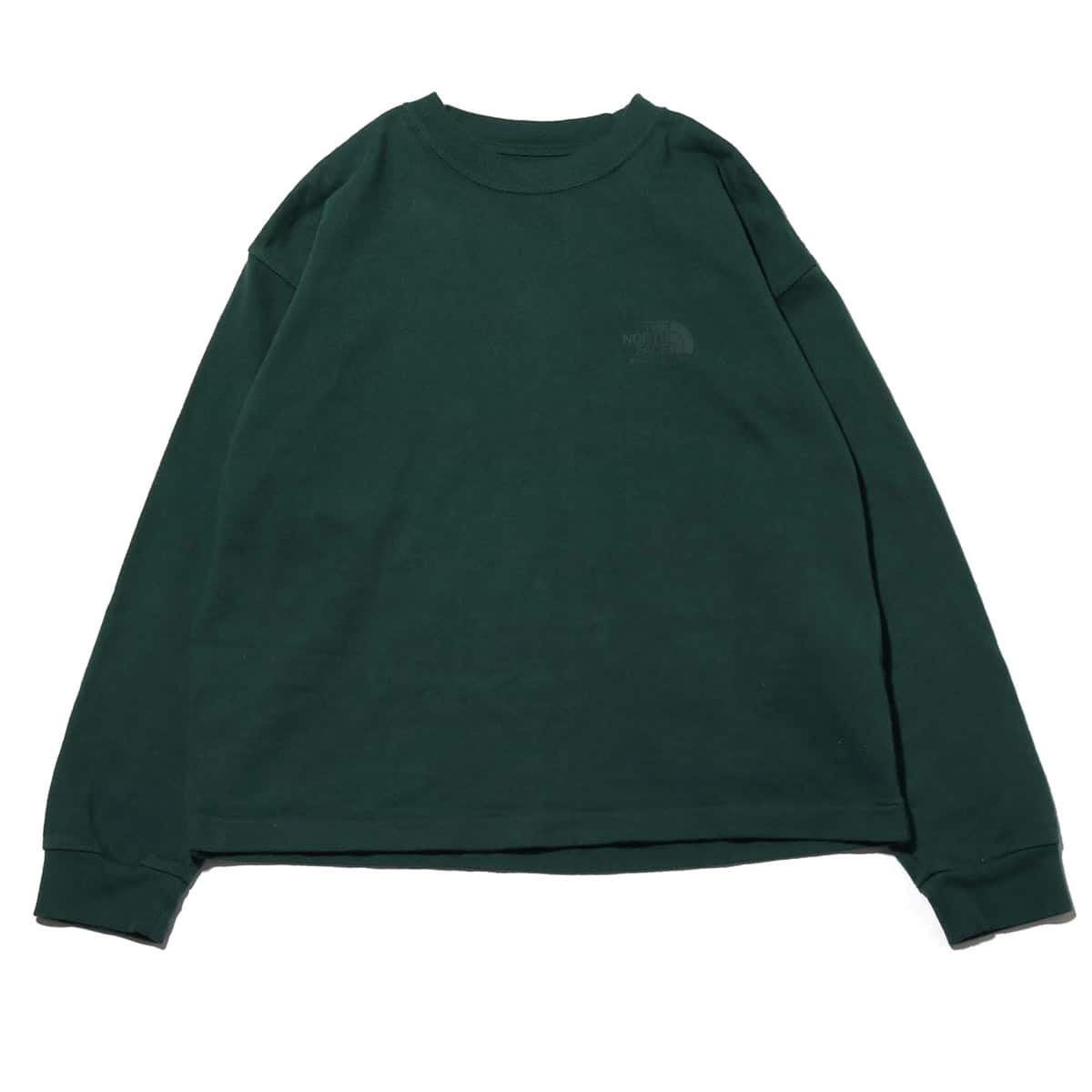 THE NORTH FACE PURPLE LABEL 8oz L/S LOGO TEE GREEN 19SS-I_photo_large