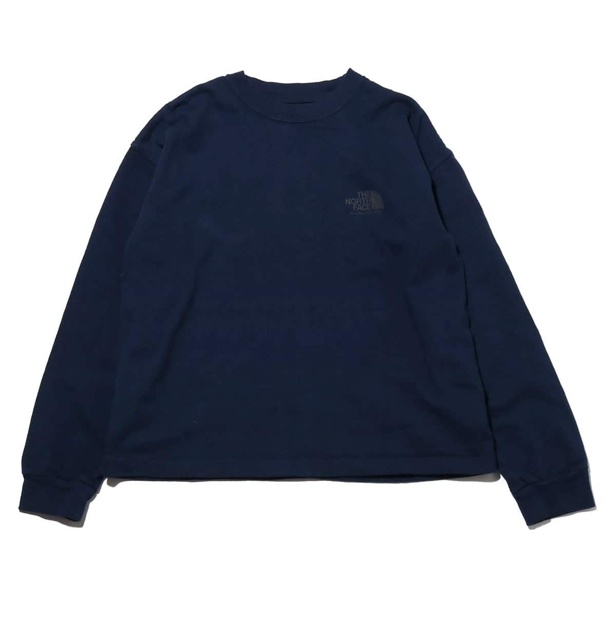 THE NORTH FACE PURPLE LABEL 8oz L/S LOGO TEE NAVY 19SS-I_photo_large