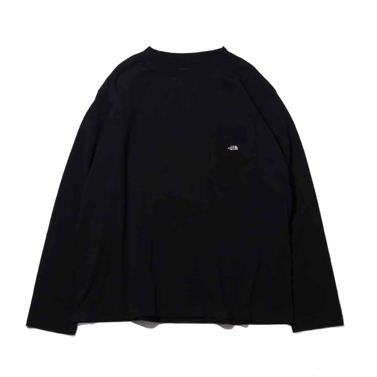 THE NORTH FACE 7OZ L/S POCKET TEE BLACK 20SS-I_photo_large
