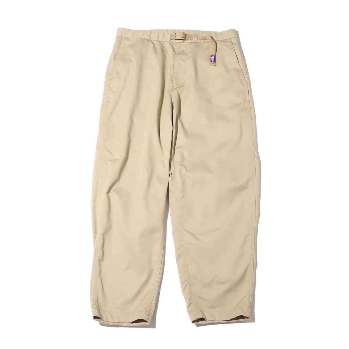 THE NORTH FACE PURPLE LABEL Stretch Twill Wide Tapered Pants BEIGE 