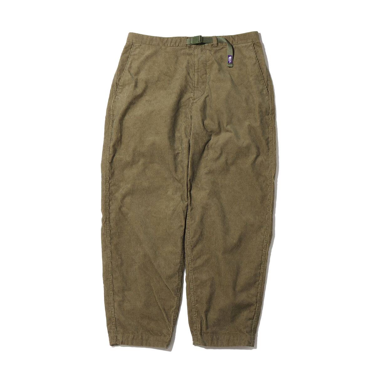 THE NORTH FACE PURPLE LABEL Corduroy Wide Tapered Pants Khaki Green 21FW-I_photo_large