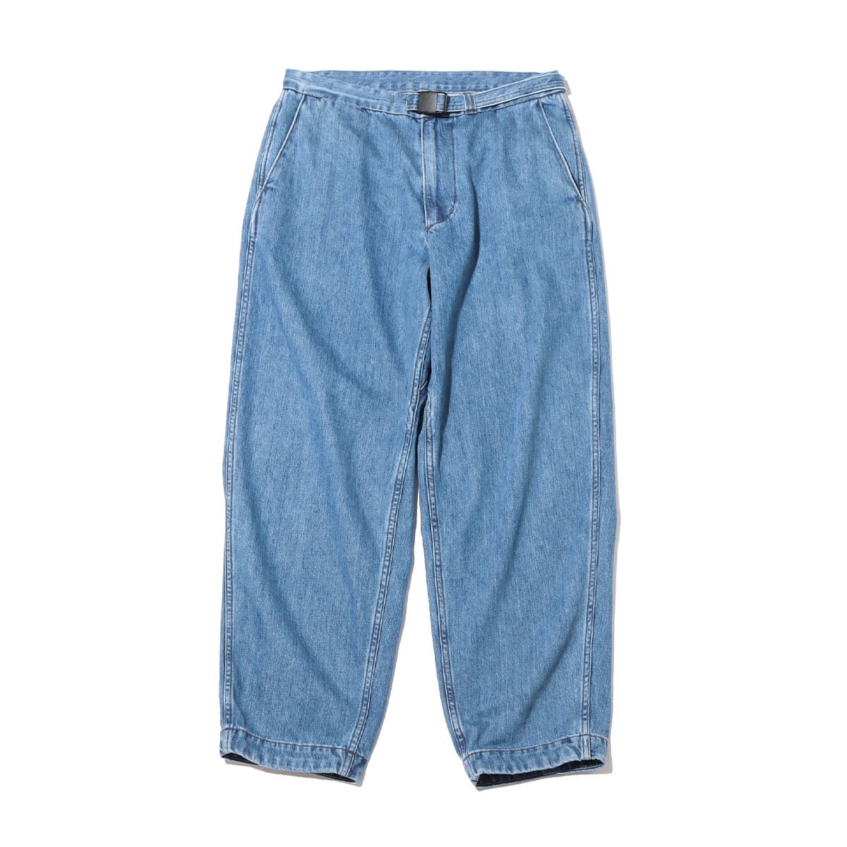 THE NORTH FACE PURPLE LABEL Denim Wide Tapered Pants Indigo Bleach