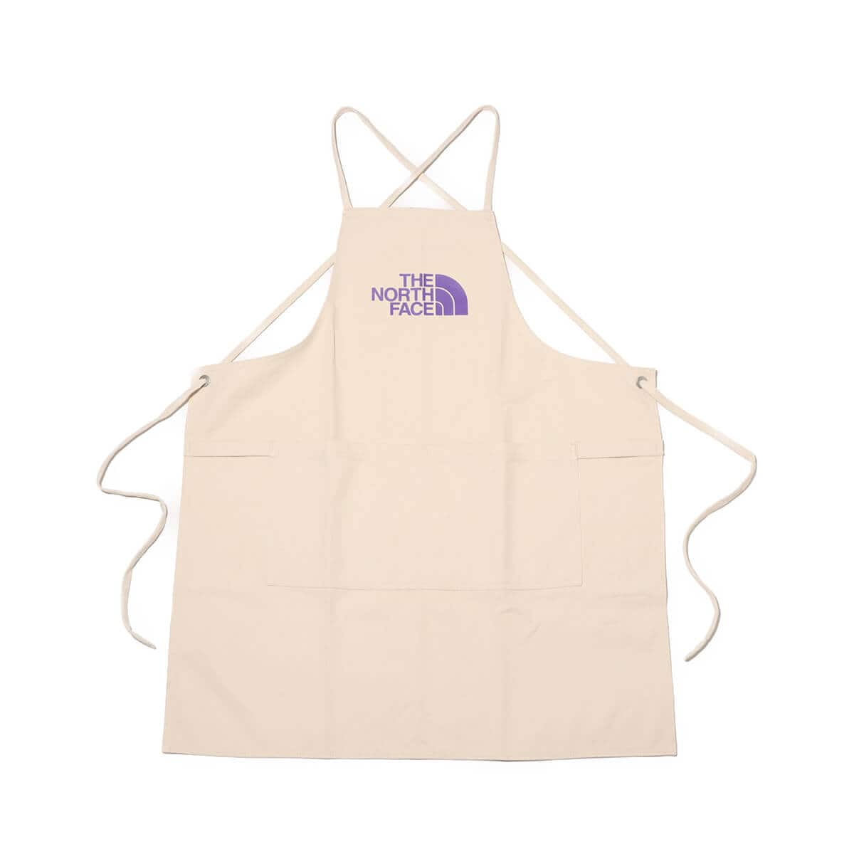 THE NORTH FACE TNF Logo Apron ナチュラルxTNFパープル 24SS-I