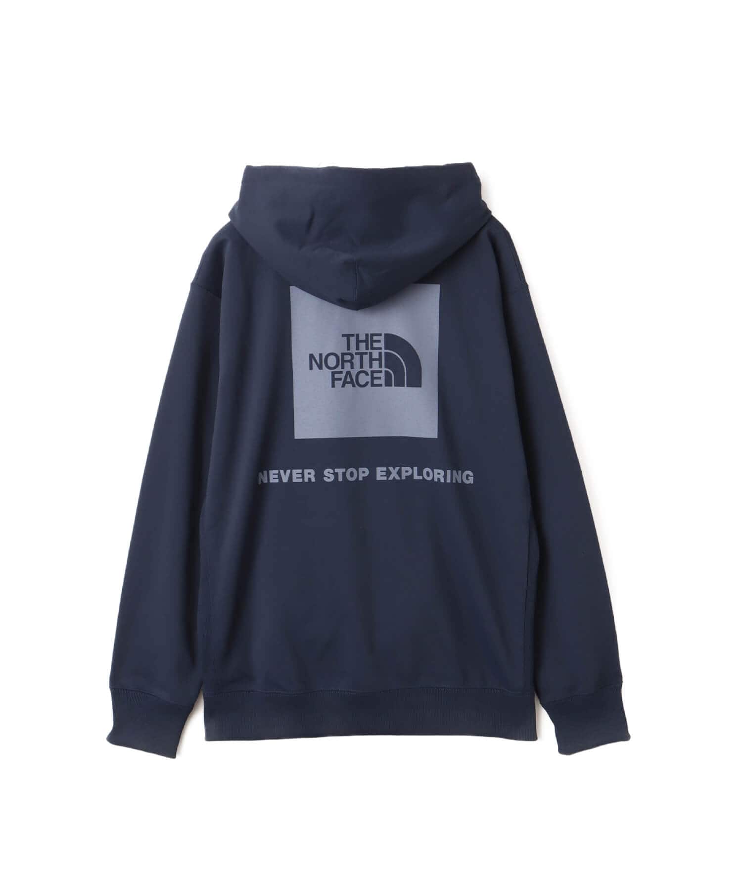 THE NORTH FACE Back Square Logo Hoodie アーバンネイビーのメイン画像