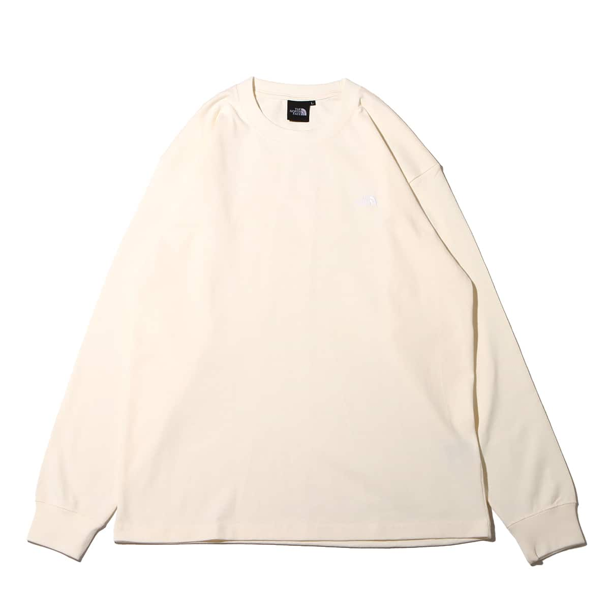 THE NORTH FACE L/S NUPTSE COTTON TEE ガーデニアホワイト 22FW-I