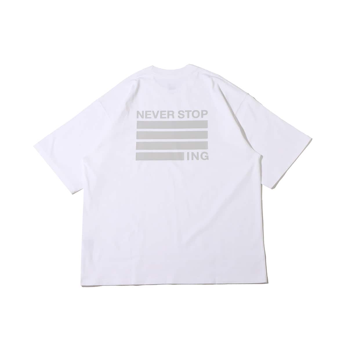 THE NORTH FACE S/S NEVER STOP ING TEE ホワイト 23FW-I
