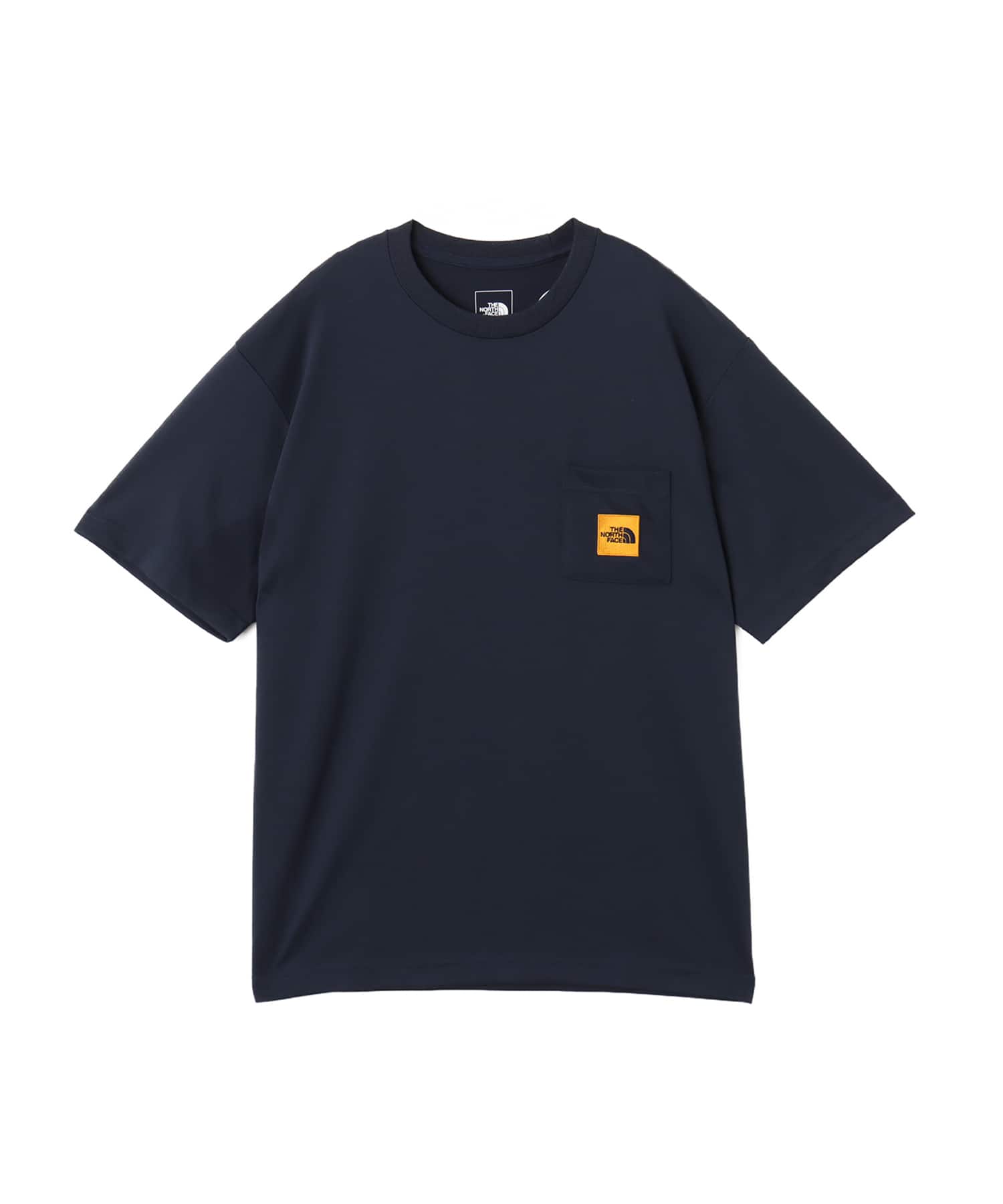 THE NORTH FACE S/S Square Logo Pocket Tee URBAN NAVYのメイン画像