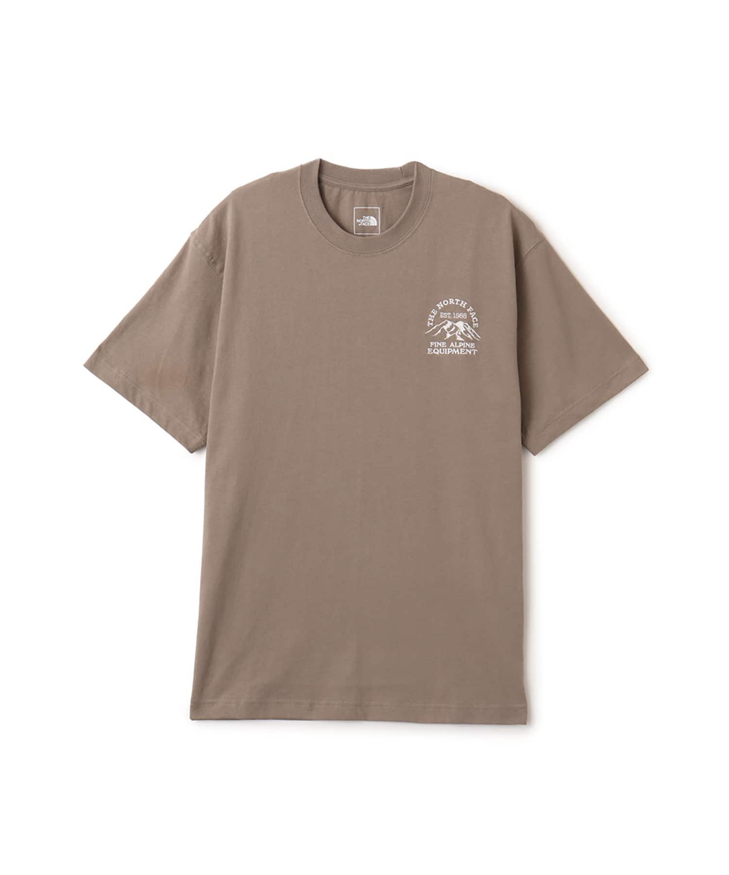 THE NORTH FACE S/S FINE ALPINE Mountain Tee MUSHROOMのメイン画像
