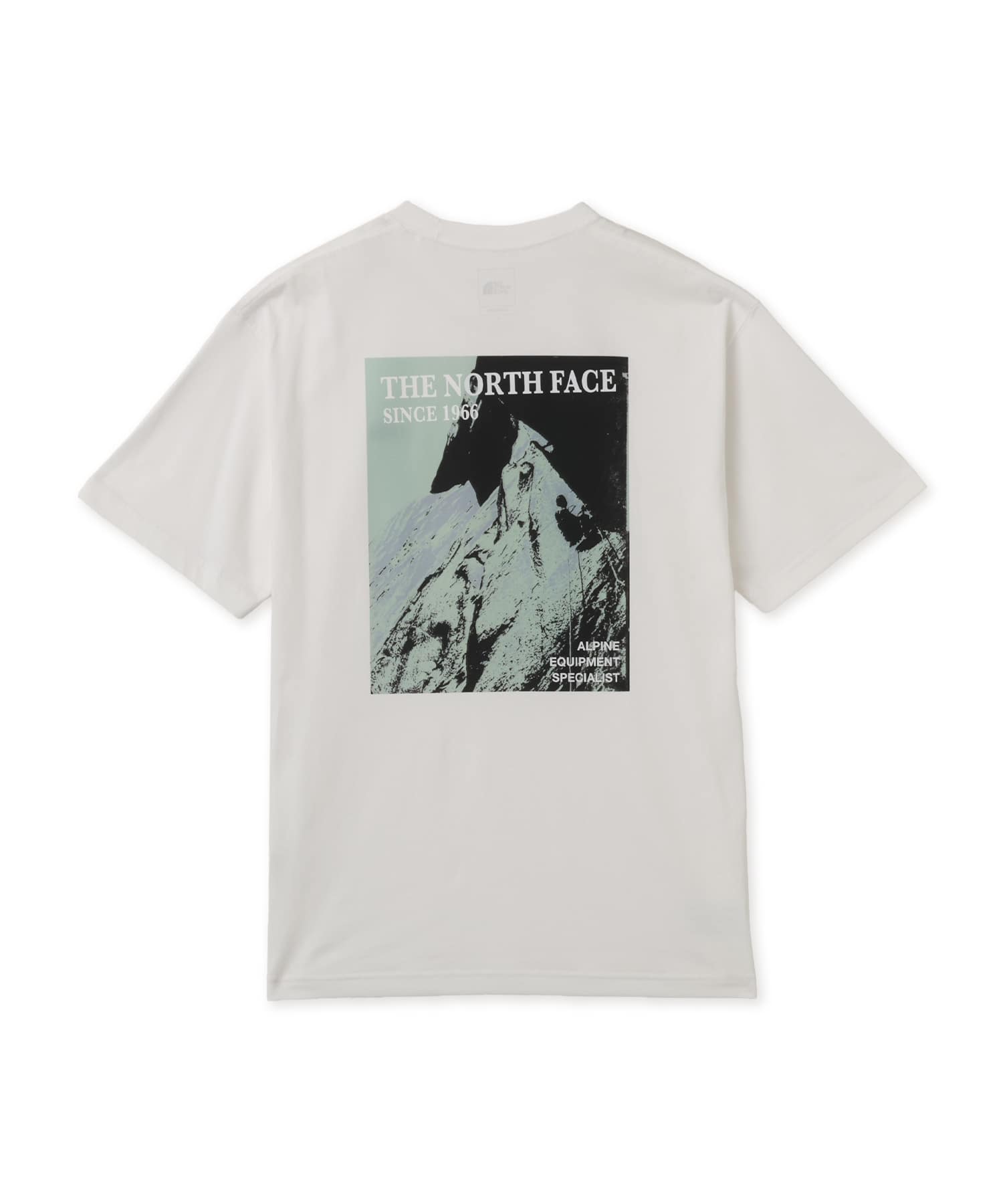 THE NORTH FACE S/S ROCK CLIMBING GRAPHIC TEE ホワイトのメイン画像
