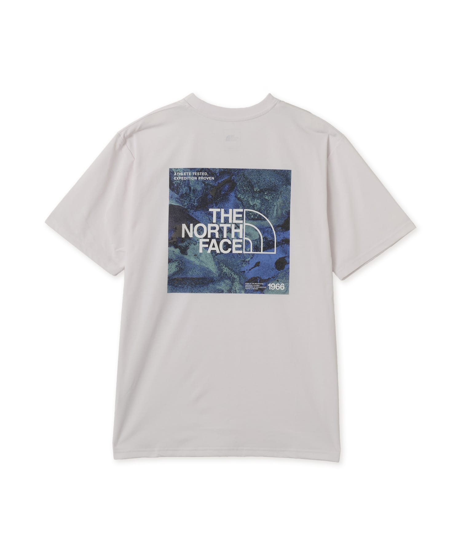 THE NORTH FACE S/S ES SQUARE LOGO TEE ホワイトのメイン画像