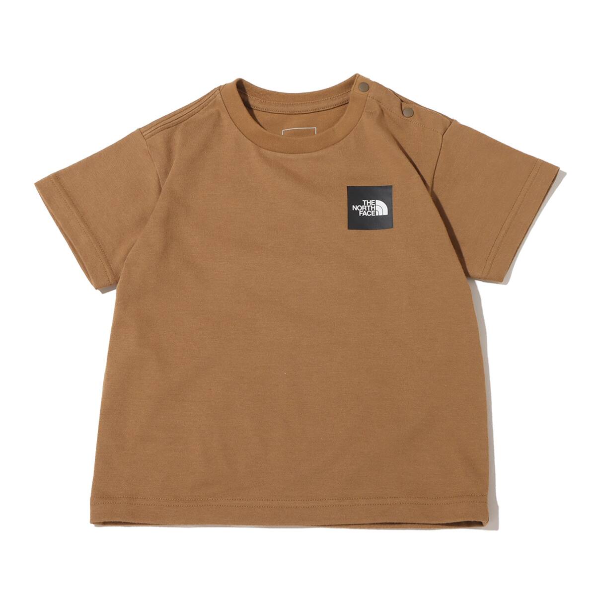 THE NORTH FACE BABY S/S SMALL SQUARE LOGO TEE Uブラウン 23FW-I