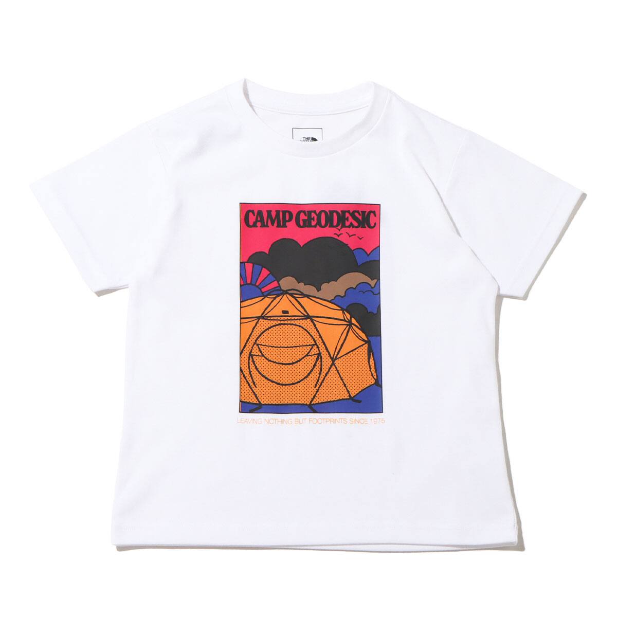 THE NORTH FACE S/S GRAPHIC TEE ホワイト 23SS-Iのメイン画像