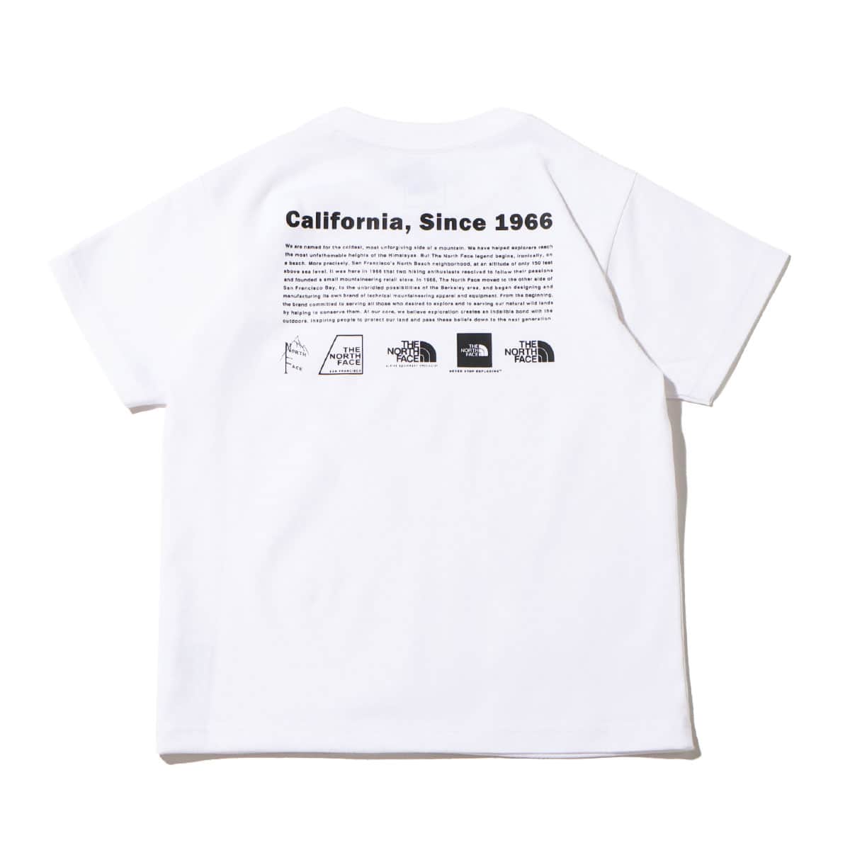 THE NORTH FACE S/S HISTORICAL LOGO TEE ホワイト 23SS-Iのメイン画像