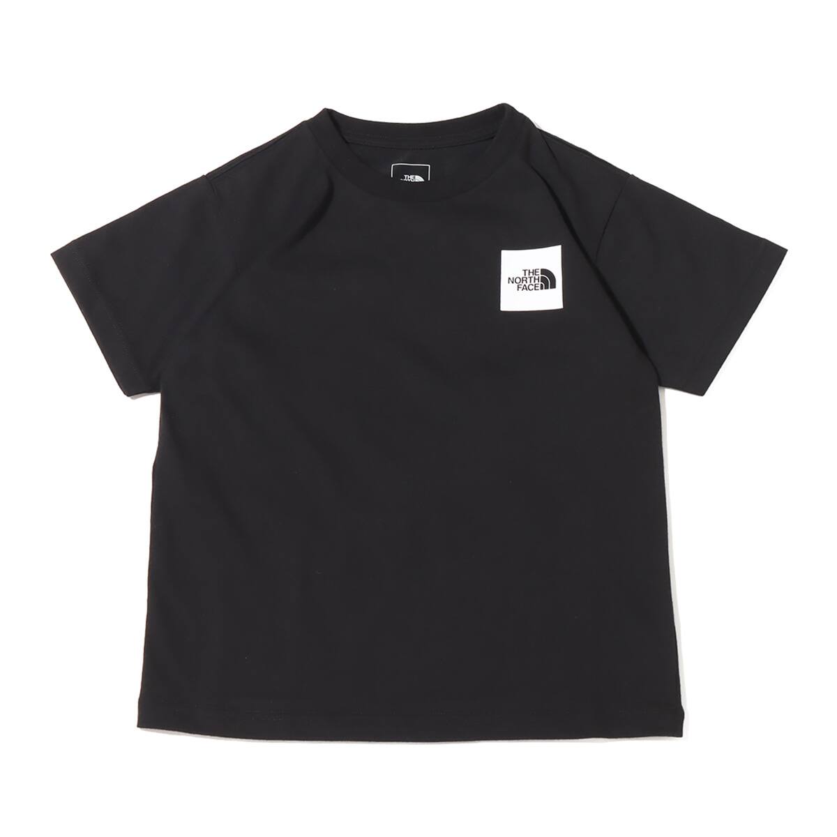 THE NORTH FACE S/S SMALL SQUARE LOGO TEE BLACK 23FW-Iのメイン画像