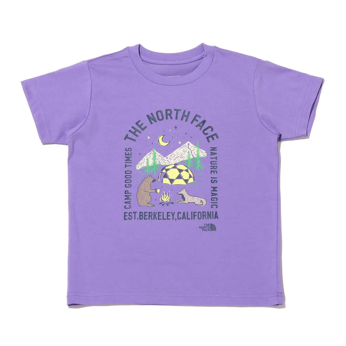 THE NORTH FACE S/S Luminous Camp Graphic Tee オプティックバイオレットのメイン画像