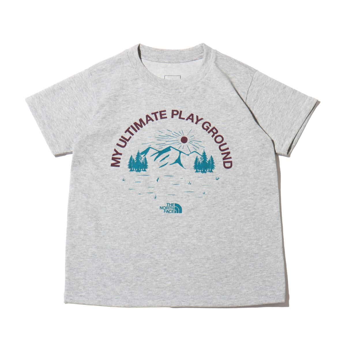 THE NORTH FACE S/S Your Own Playground Tee ミックスグレー のメイン画像