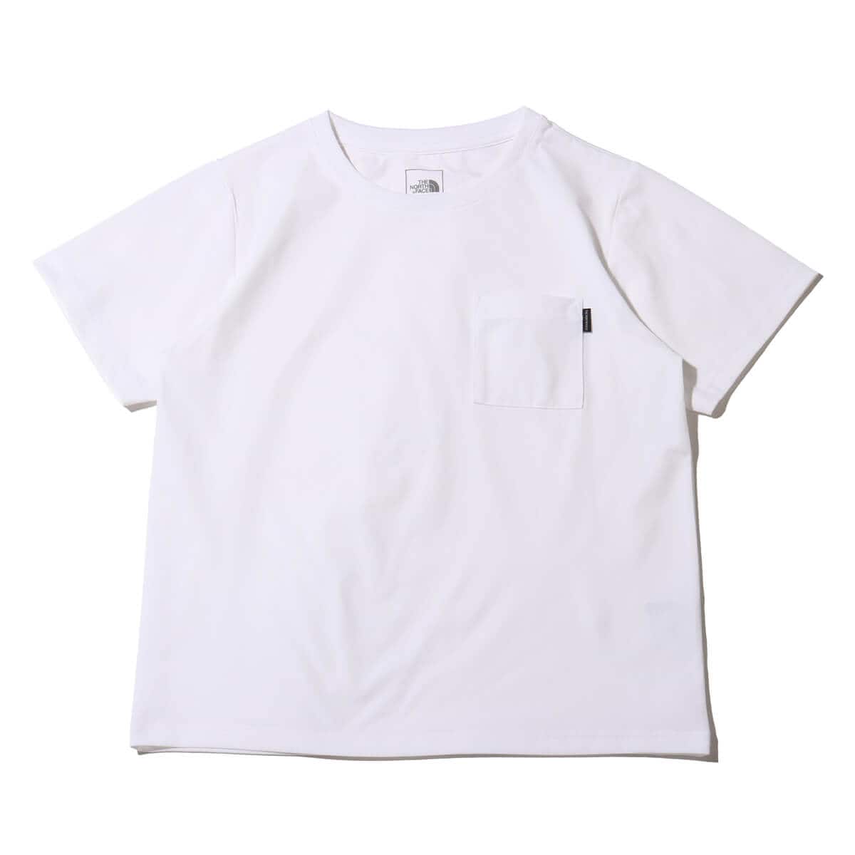 THE NORTH FACE Womens S/S Airy Pocket Tee ホワイトのメイン画像